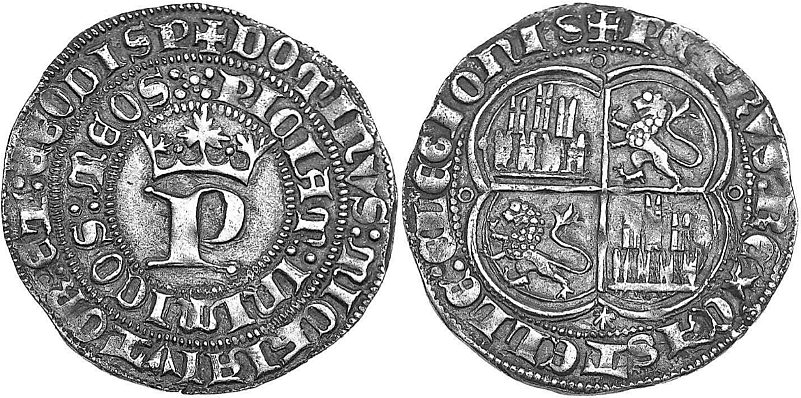 Tipo 12. Real de Anagrama del rey Pedro - Imagen 88