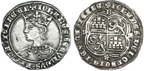 Tipo 12. Real de plata con Busto de rey coronado - Imagen 2