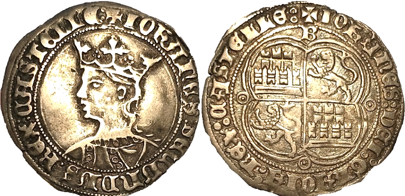 Tipo 12. Real de plata con Busto de rey coronado - Imagen 7