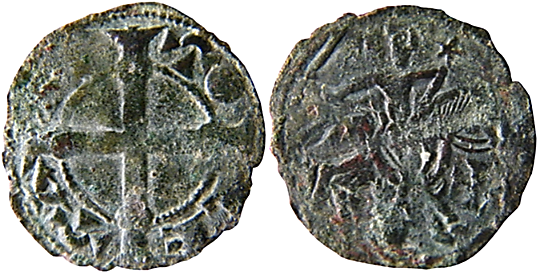 Tipo 13. Dinero del Caballero Rey de Toledo - Imagen 3