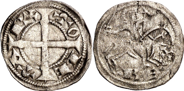 Tipo 13. Dinero del Caballero Rey de Toledo - Imagen 4