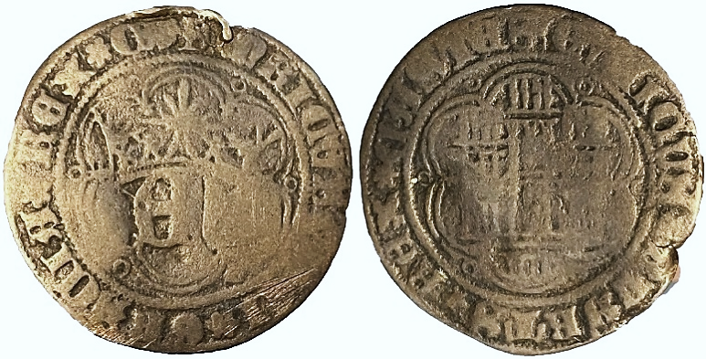 Tipo 13. Maravedí de vellón con anagrama “EN” y castillo - Imagen 2