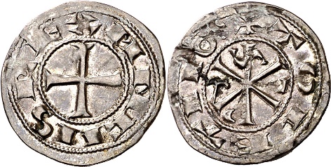 Tipo 13. Meaja de Crismón del taller de Toledo con lema “Toletvo” - Imagen 3