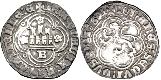 Tipo 13. Medio Real de Castillo y León - Imagen 1