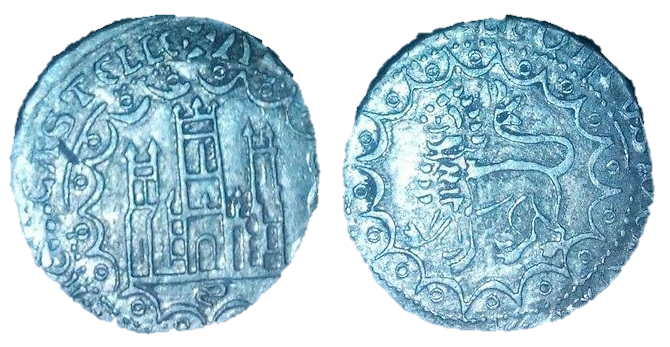 Tipo 13. Primera “Moneda de Plata” Alfonsí de castillo y león en medios compases - Imagen 12