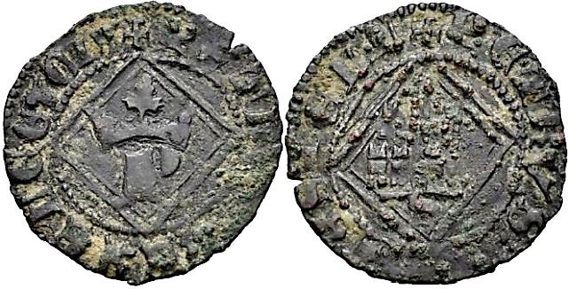 Tipo 14. Dinero de Anagrama en losange del rey Pedro - Imagen 10