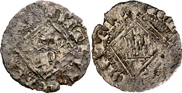 Tipo 14. Dinero de Anagrama en losange del rey Pedro - Imagen 13