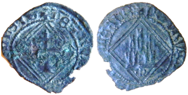 Tipo 14. Dinero de Anagrama en losange del rey Pedro - Imagen 5