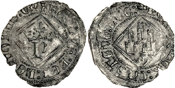 Tipo 14. Dinero de Anagrama en losange del rey Pedro - Imagen 6