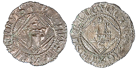 Tipo 14. Dinero de Anagrama en losange del rey Pedro - Imagen 8