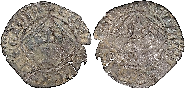 Tipo 14. Dinero de Anagrama en losange del rey Pedro - Imagen 9