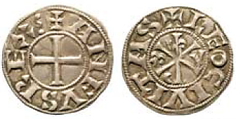 Tipo 14. Dinero de Crismón del taller de León, con lema “Leo Civitas” - Imagen 5