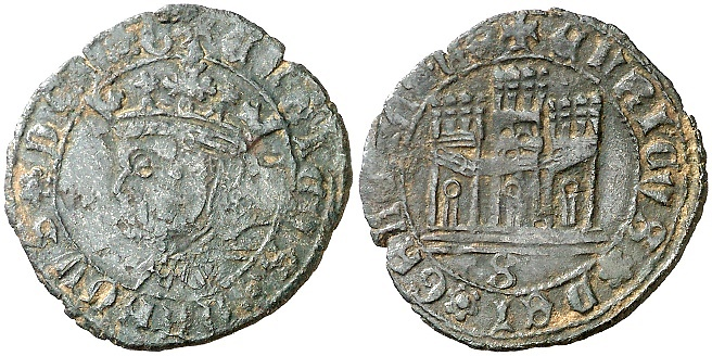 Tipo 14. Dinero de vellón del Ordenamiento de Aranda de Duero 1461 - Imagen 12