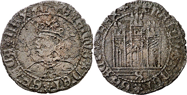 Tipo 14. Dinero de vellón del Ordenamiento de Aranda de Duero 1461 - Imagen 14