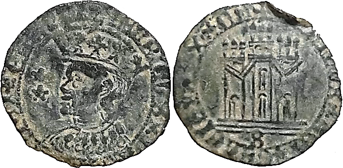 Tipo 14. Dinero de vellón del Ordenamiento de Aranda de Duero 1461 - Imagen 18