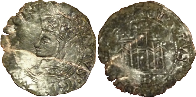 Tipo 14. Dinero de vellón del Ordenamiento de Aranda de Duero 1461 - Imagen 2