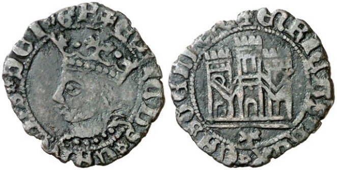 Tipo 14. Dinero de vellón del Ordenamiento de Aranda de Duero 1461 - Imagen 25