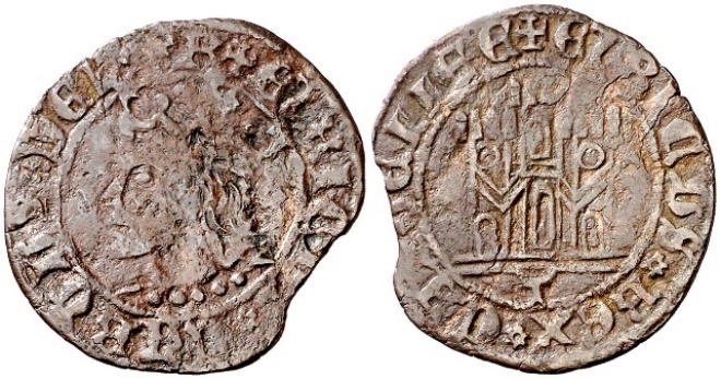 Tipo 14. Dinero de vellón del Ordenamiento de Aranda de Duero 1461 - Imagen 26