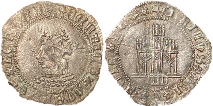 Tipo 14. Dinero de vellón del Ordenamiento de Aranda de Duero 1461 - Imagen 30