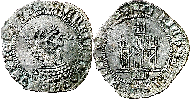 Tipo 14. Dinero de vellón del Ordenamiento de Aranda de Duero 1461 - Imagen 31