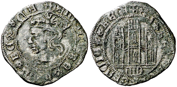 Tipo 14. Dinero de vellón del Ordenamiento de Aranda de Duero 1461 - Imagen 32
