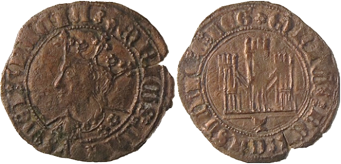 Tipo 14. Dinero de vellón del Ordenamiento de Aranda de Duero 1461 - Imagen 34