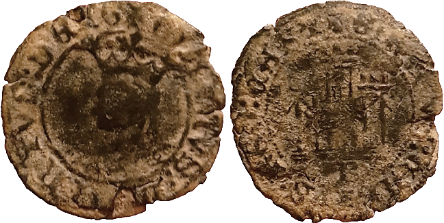 Tipo 14. Dinero de vellón del Ordenamiento de Aranda de Duero 1461 - Imagen 4