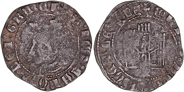 Tipo 14. Dinero de vellón del Ordenamiento de Aranda de Duero 1461 - Imagen 40