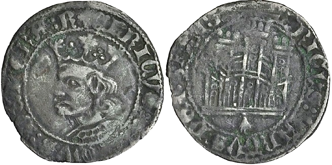 Tipo 14. Dinero de vellón del Ordenamiento de Aranda de Duero 1461 - Imagen 43