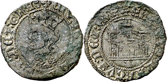 Tipo 14. Dinero de vellón del Ordenamiento de Aranda de Duero 1461 - Imagen 46