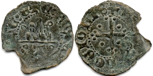 Tipo 14. Dinero toledano de la Cruz de Avis - Imagen 1