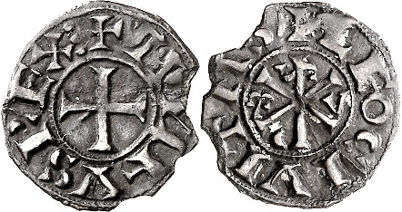 Tipo 15. Meaja de Crismón del taller de León con lema “Leo Civitas” - Imagen 3