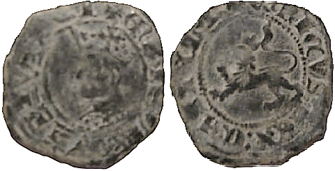 Tipo 15. Medio Dinero de vellón del Ordenamiento de Aranda de Duero de 1461 - Imagen 6