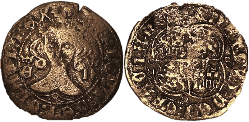 Tipo 15. Real de vellón con busto de rey de frente - Imagen 104