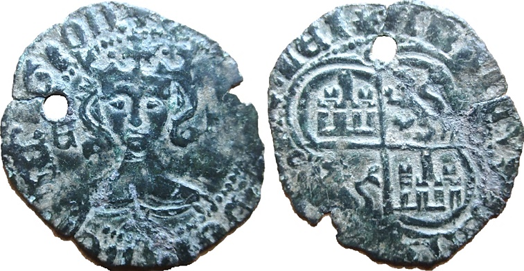 Tipo 15. Real de vellón con busto de rey de frente - Imagen 112