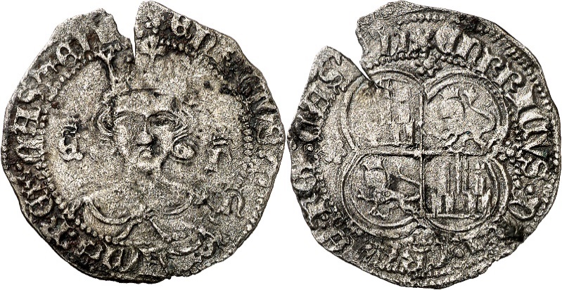 Tipo 15. Real de vellón con busto de rey de frente - Imagen 3