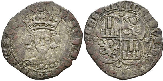 Tipo 15. Real de vellón con busto de rey de frente - Imagen 40