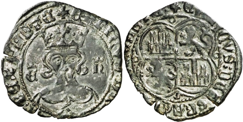 Tipo 15. Real de vellón con busto de rey de frente - Imagen 43