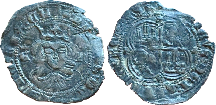 Tipo 15. Real de vellón con busto de rey de frente - Imagen 45