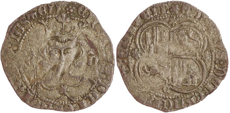 Tipo 15. Real de vellón con busto de rey de frente - Imagen 7