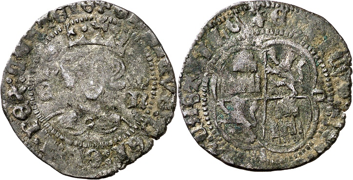 Tipo 15. Real de vellón con busto de rey de frente - Imagen 86