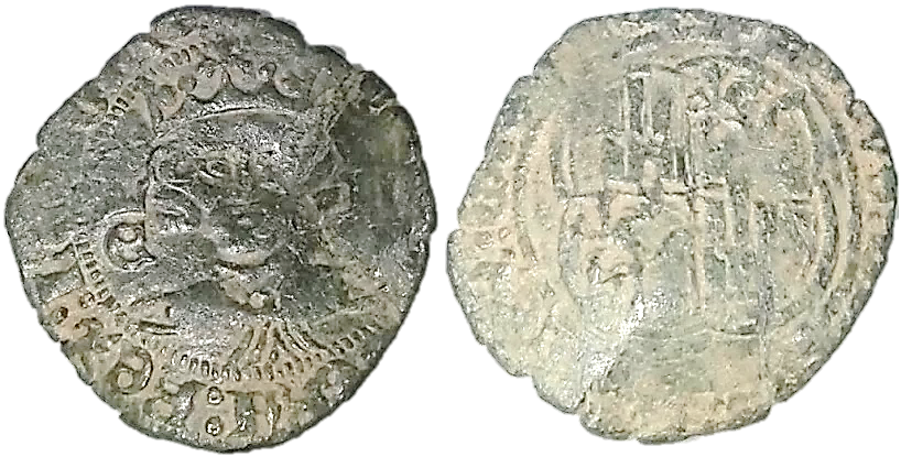 Tipo 15. Real de vellón con busto de rey de frente - Imagen 94