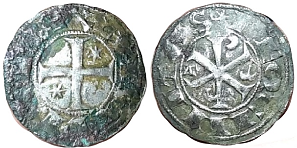 Tipo 16. Dinero de Crismón del taller de León con estrellas en los cuarteles - Imagen 6