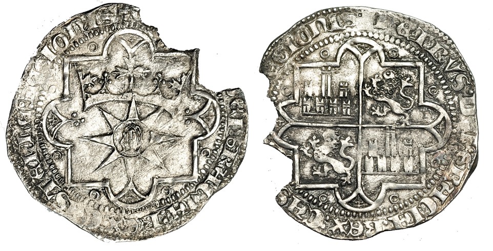 Tipo 16. Moneda patrón y divisional de plata acuñada en Carmona - Imagen 1