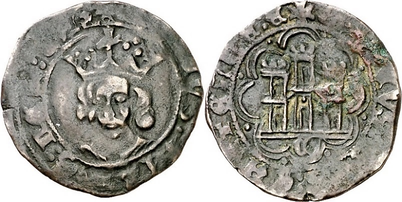 Tipo 16A. Cuarto de Busto de frente del Ordenamiento de Aranda de Duero de 1461 (1) - Imagen 102