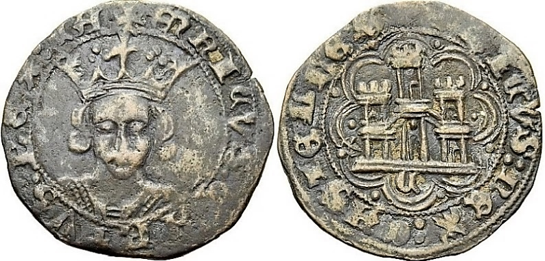 Tipo 16A. Cuarto de Busto de frente del Ordenamiento de Aranda de Duero de 1461 (1) - Imagen 104