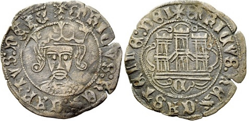 Tipo 16A. Cuarto de Busto de frente del Ordenamiento de Aranda de Duero de 1461 (1) - Imagen 106