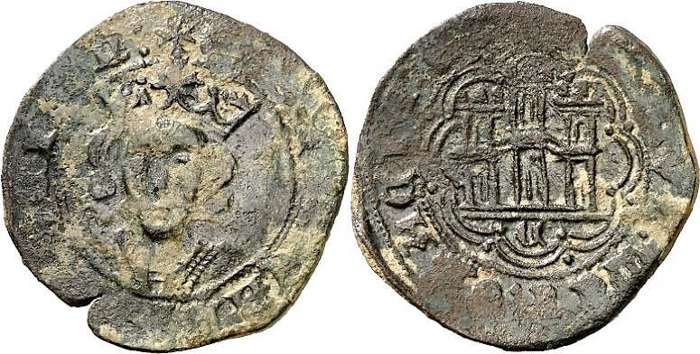 Tipo 16A. Cuarto de Busto de frente del Ordenamiento de Aranda de Duero de 1461 (1) - Imagen 109