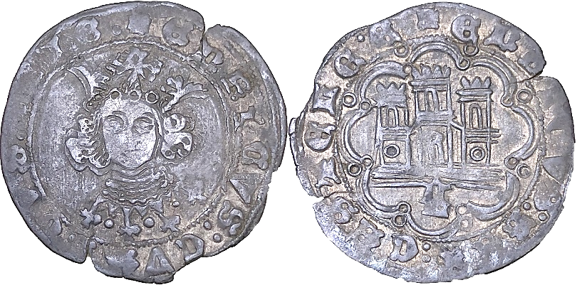 Tipo 16A. Cuarto de Busto de frente del Ordenamiento de Aranda de Duero de 1461 (1) - Imagen 125