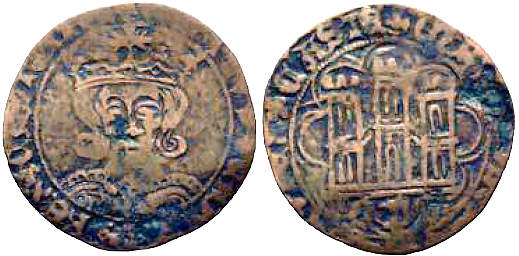 Tipo 16A. Cuarto de Busto de frente del Ordenamiento de Aranda de Duero de 1461 (1) - Imagen 133